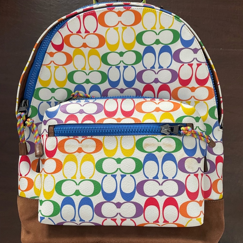 Coach Rainbow Backpack